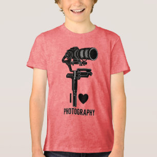 Camiseta Juvenil de Arte Fotográfica