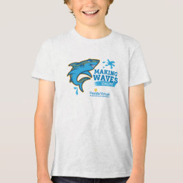Camiseta juvenil "FVES Fazendo Ondas Online"