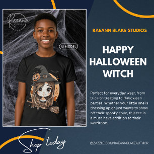 Camiseta Juvenil Tri-Blend de Bruxa Feliz Hallowee
