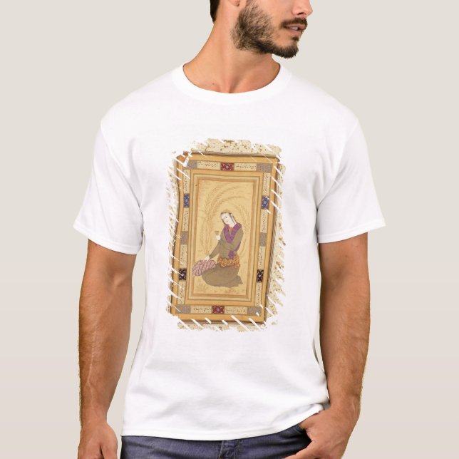 Camiseta Juventude assentada que guardara um copo, do (Frente)