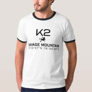 Camiseta K2 montanha selvagem