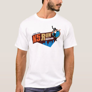 Camiseta K5 funcionado para a dislexia
