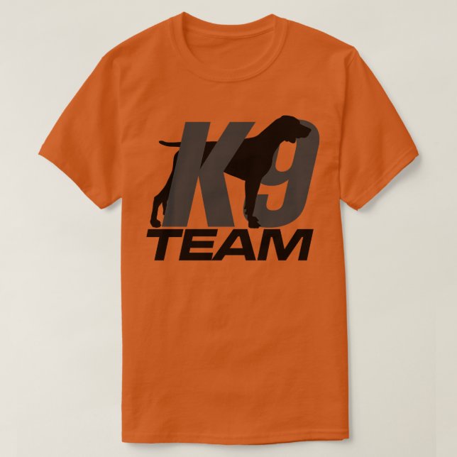 Camiseta K9 Team German Shorthired Pointer 2 (Frente do Design)