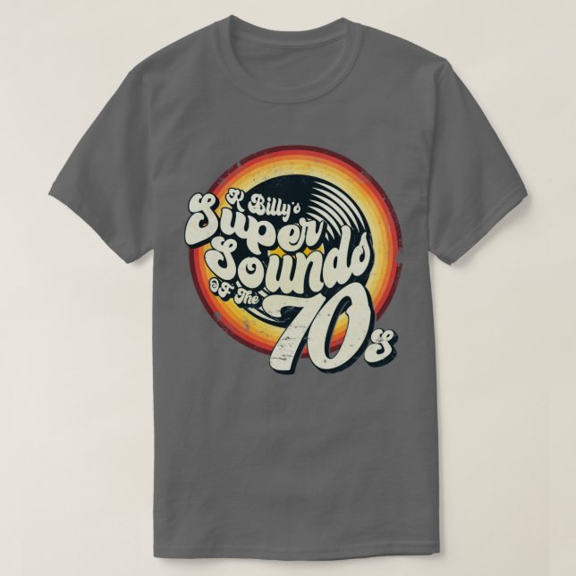 Camiseta K Billys Super Sons dos anos 70 aflitos (Frente do Design)