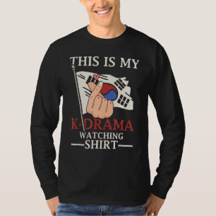 Camiseta K Drama Assistindo Outfit K Pop Coreano Pop Music