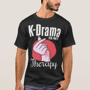 Camiseta K Drama é minha Terapia K Drama Humor Coreano Dram