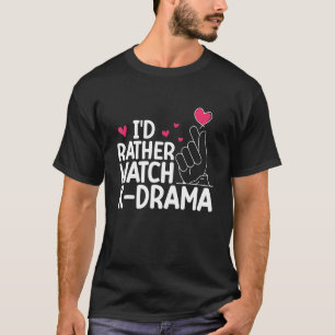 Camiseta K Drama K Símbolo de Mão Pop Heart K pop Merchandi