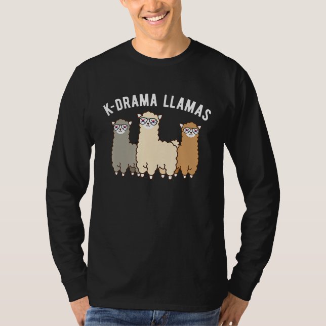 Camiseta K Drama Llama Sul-Coreano Dramatic Cria Herd (Frente)