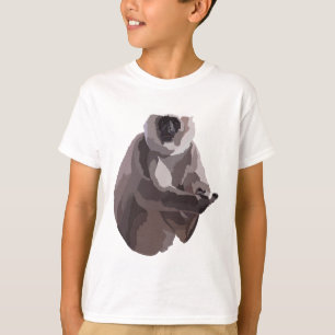 Camiseta K é para Kashmir Cinza Langur
