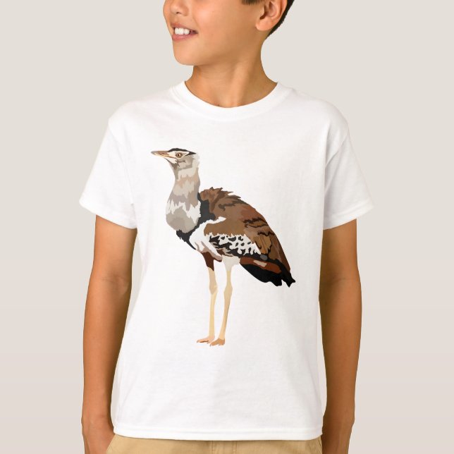 Camiseta K é para Kori Bustard (Frente)