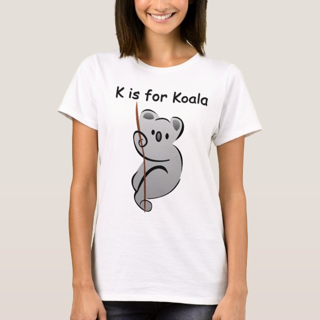Camiseta K é para o Koala (Frente)