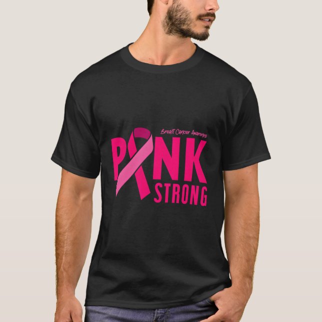 Camiseta K Forte Consciência do Cancer da Mama (Frente)