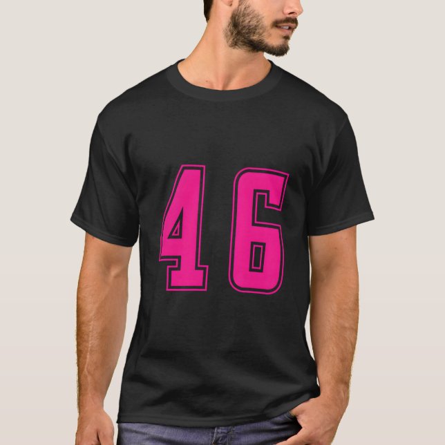 Camiseta K Number 46 Team Junior Sports Numbered Uniform (Frente)