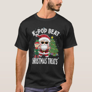Camiseta K Pop Beat Natal Treatores, Natal para adolescente