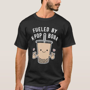 Camiseta K-Pop Boba Bubble Milk Tea Coreano Music Finger He