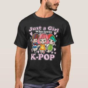 Camiseta K Pop Coreano Popular Music Saranghae Merchandise 