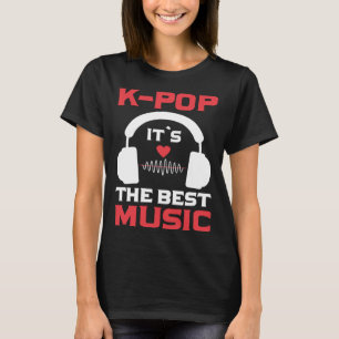 Camiseta K Pop É a melhor música que eu sei Pop