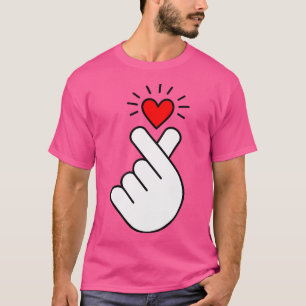 Camiseta K-Pop Heart K Pop Musik Korea Kpop - Símbolo H