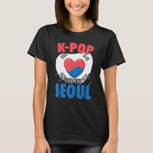 Camiseta K Pop Para O Seul Pop Coreano Música K Pop sul