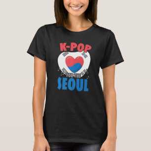 Camiseta K Pop Para O Seul Pop Coreano Música K Pop sul