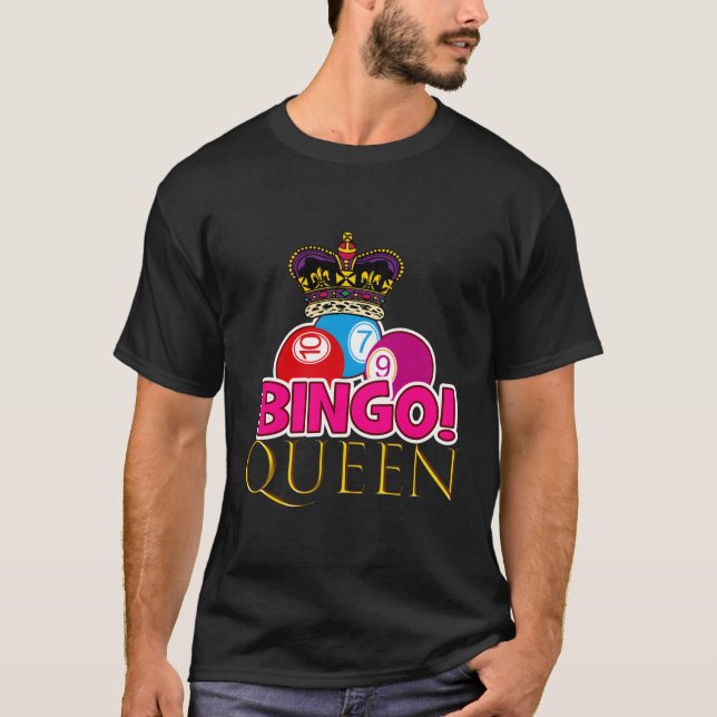 Camiseta K Rainha Dourada do Bingo (Frente)
