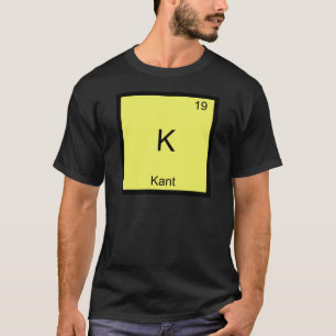 Camiseta K - T engraçado do símbolo da química do elemen