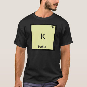 Camiseta K - T-shirt engraçado do símbolo do elemento da