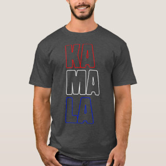 Camiseta KA MÃE LA Kamala Red White Blue TSirt