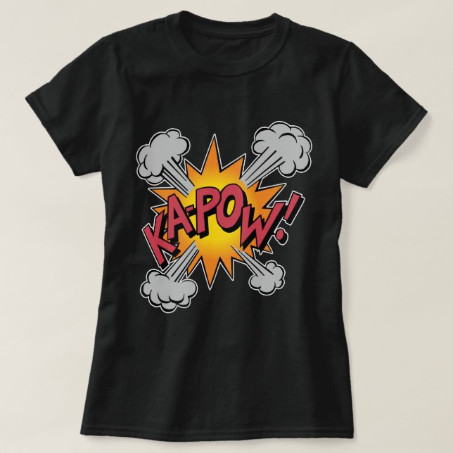Camiseta KA-POW! Quadrinho Gráfico (Frente do Design)