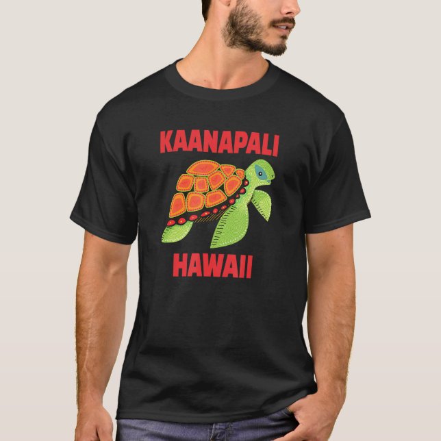 Camiseta Kaanapali Hawaii Sea Turtle (Frente)