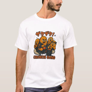 Camiseta Kaarage Crunch Gang – Lanche de Rua Kawaii