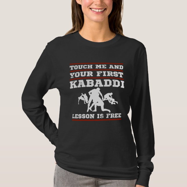 Camiseta Kabaddi Game Sport Player Indian Team Training (Frente)