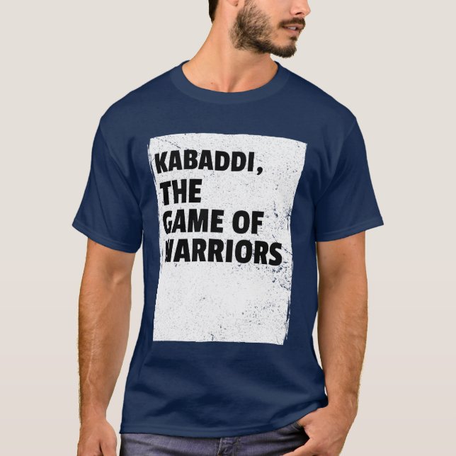 Camiseta Kabaddihe Game of Warriors Sport friend retro (Frente)