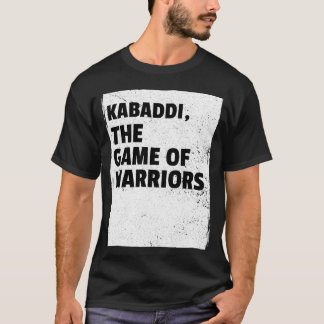 Camiseta Kabaddihe Jogo De Guerreiros Esporte menino retrô