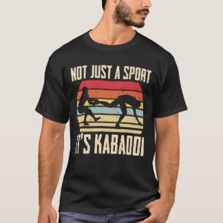 Camiseta Kabadi India Não É Apenas Um Esporte Sua Menina Ka