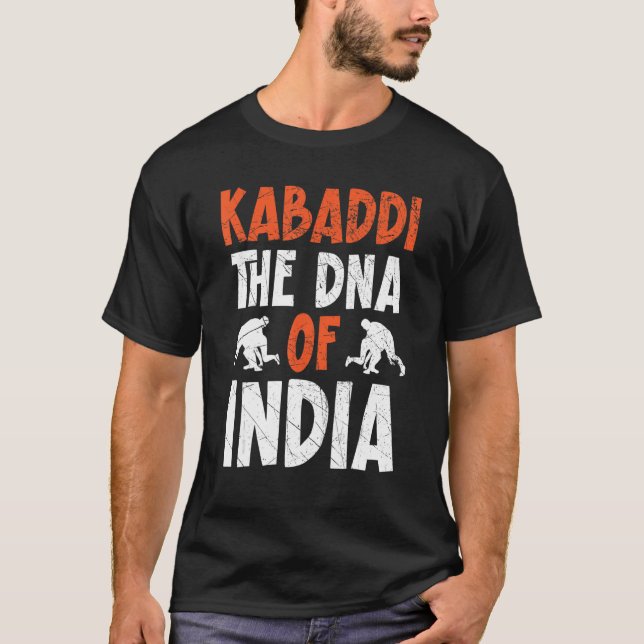 Camiseta Kabadi, O Adn Da India Team Sport Raider (Frente)