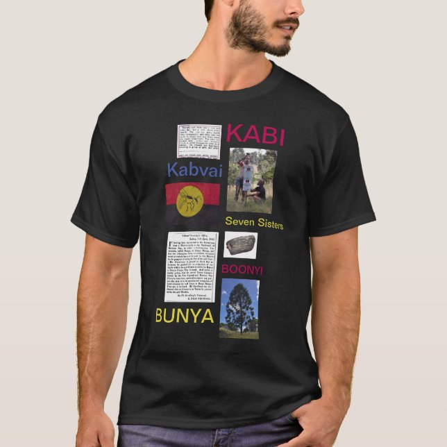 Camiseta KABI KABVAI SETE IRMÃS BUNYA Homens (Frente)