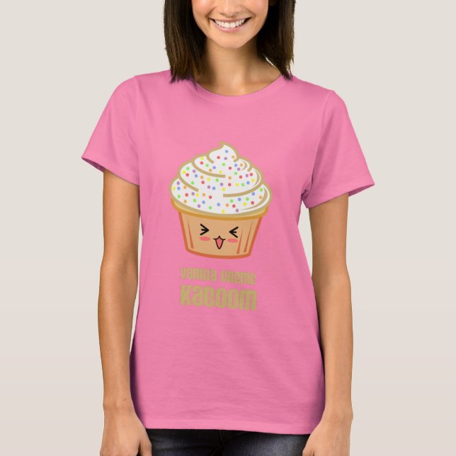 Camiseta kaboom do creme da baunilha (Frente)