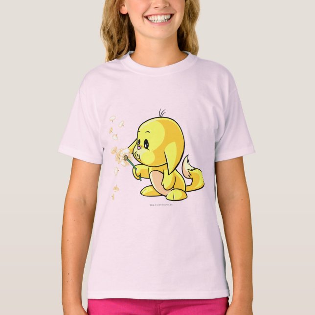Camiseta Kacheek Amarelo (Frente)