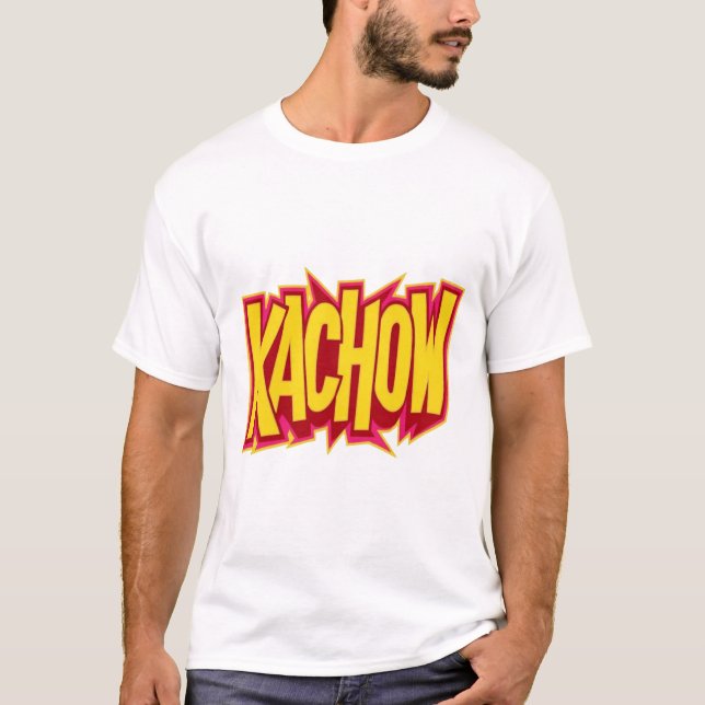 Camiseta kachow sticker (Frente)