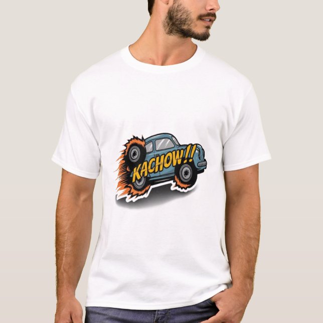 Camiseta kachow sticker (Frente)