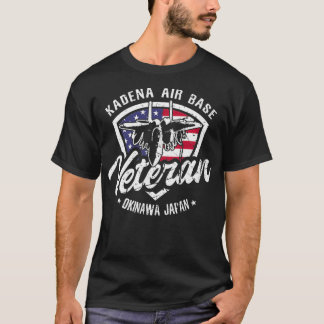 Camiseta Kadena Air Base Veteran USAF Okinawa Japão Pullove