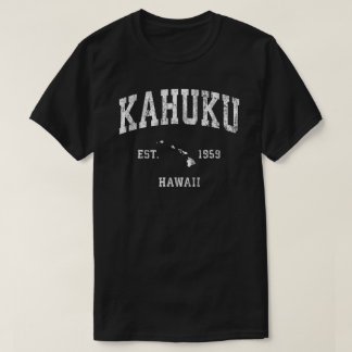 Camiseta Kahuku Hawaii Hi Vintage Athletic Sports Design