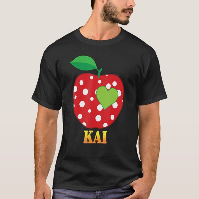 Camiseta Kai Love School Back To School Boy Stud Tea (Frente)