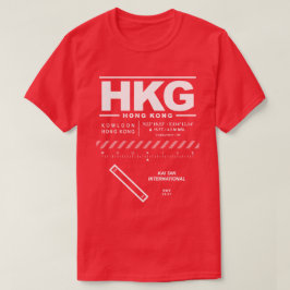 Camiseta Kai Tak Aeroporto Internacional HKG T-Shirt