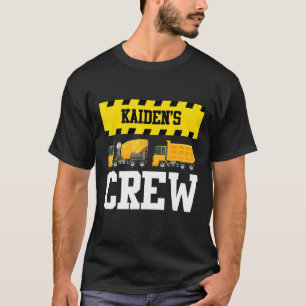 Camiseta Kaiden Construction Crew Custom Dumcaminhão Tru