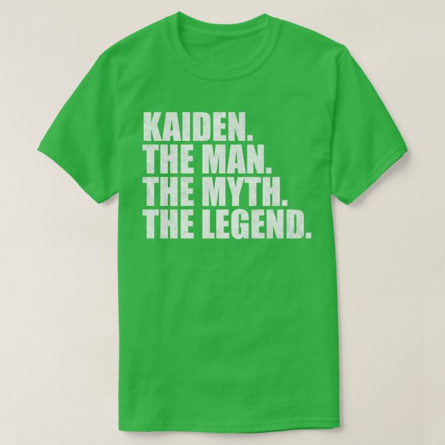 Camiseta Kaiden Nome Kaiden Nome próprio (Frente do Design)