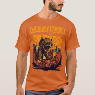Camiseta Kaiju Cat Monster Catzilla 5