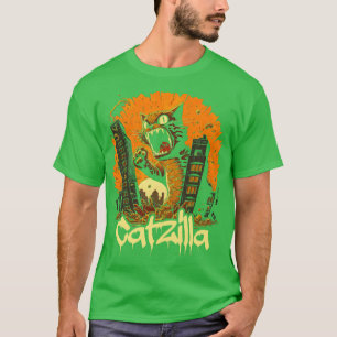 Camiseta Kaiju Cat Monster Catzilla 6