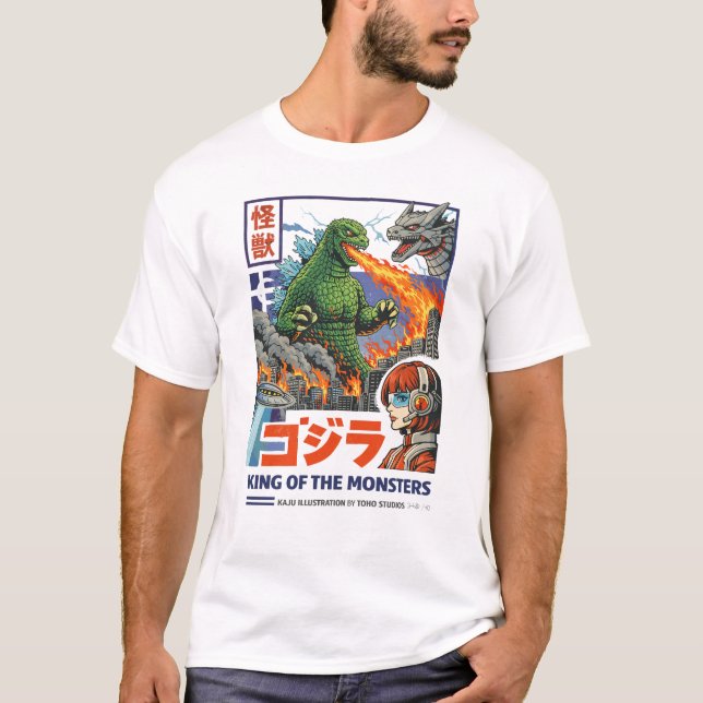 Camiseta Kaiju City Destruction (Frente)